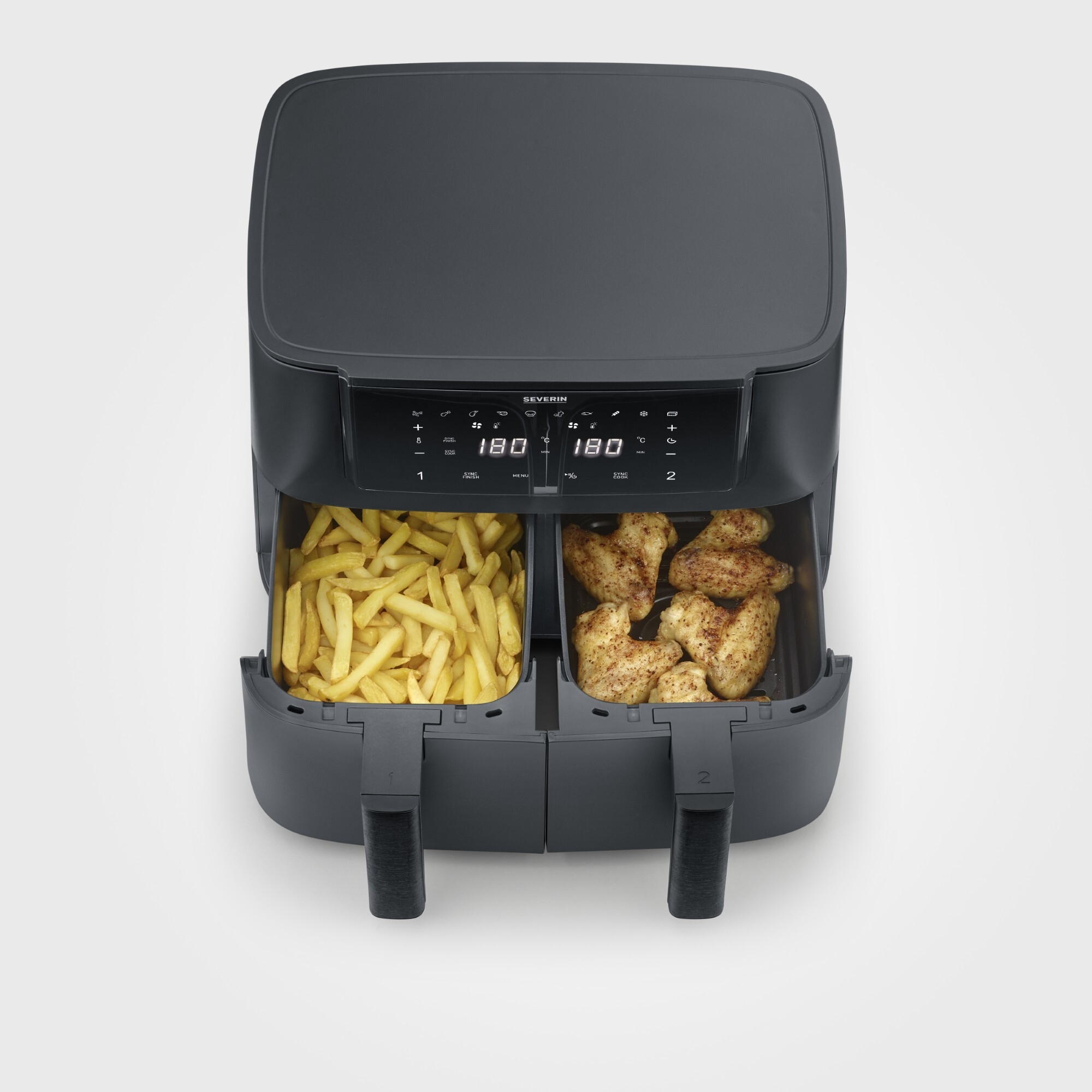 SEVERIN Heißluftfritteuse Black Line Dual — 2
