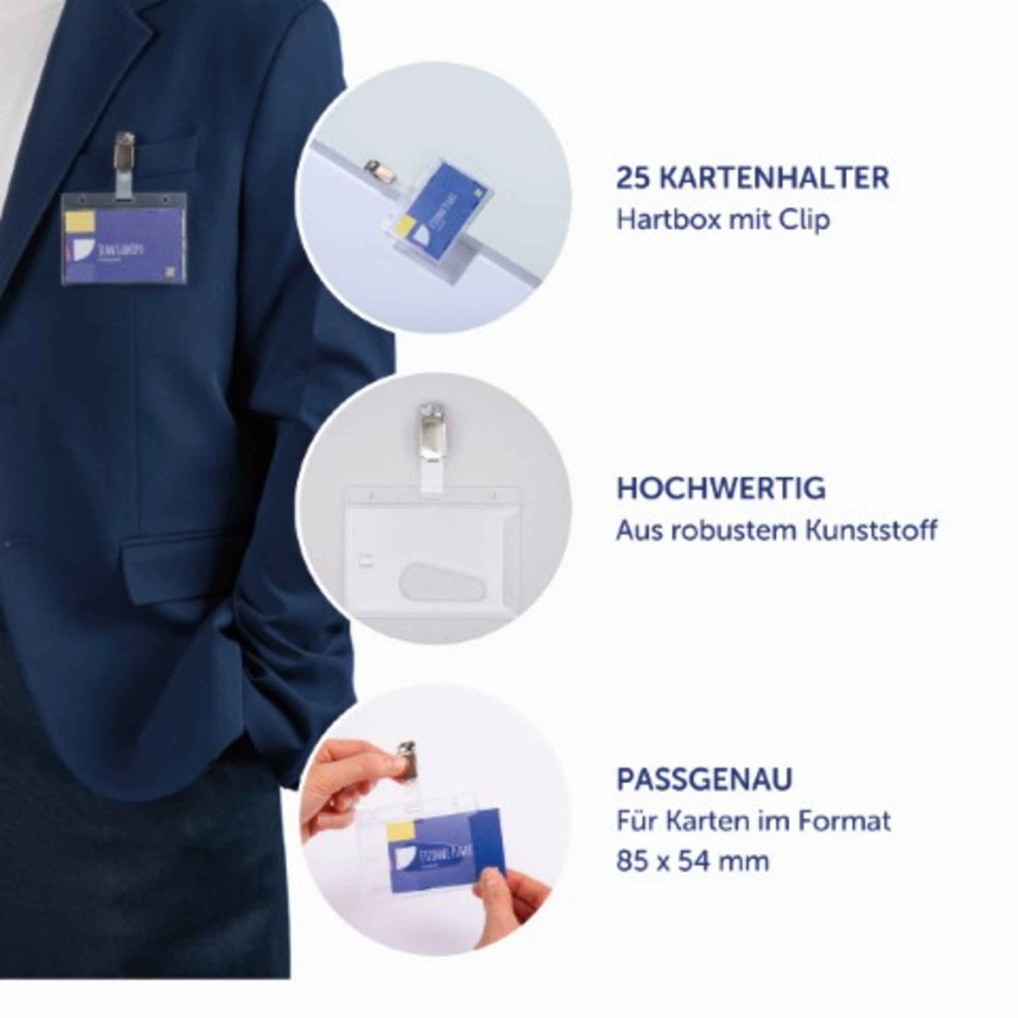Avery Zweckform Ausweishalter 85 x 54 mm (B x H) — 2