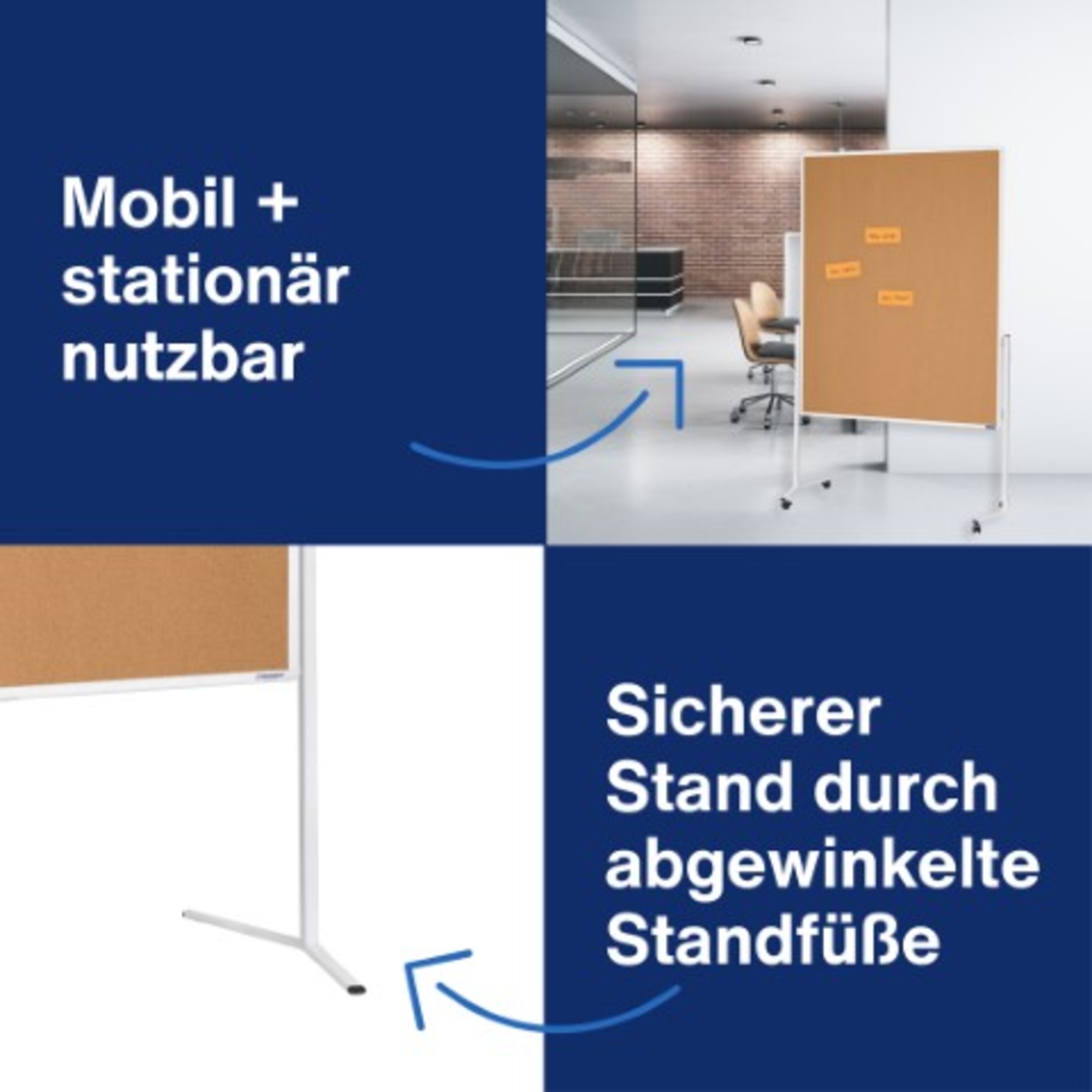 magnetoplan® Moderationstafel Kork — 2