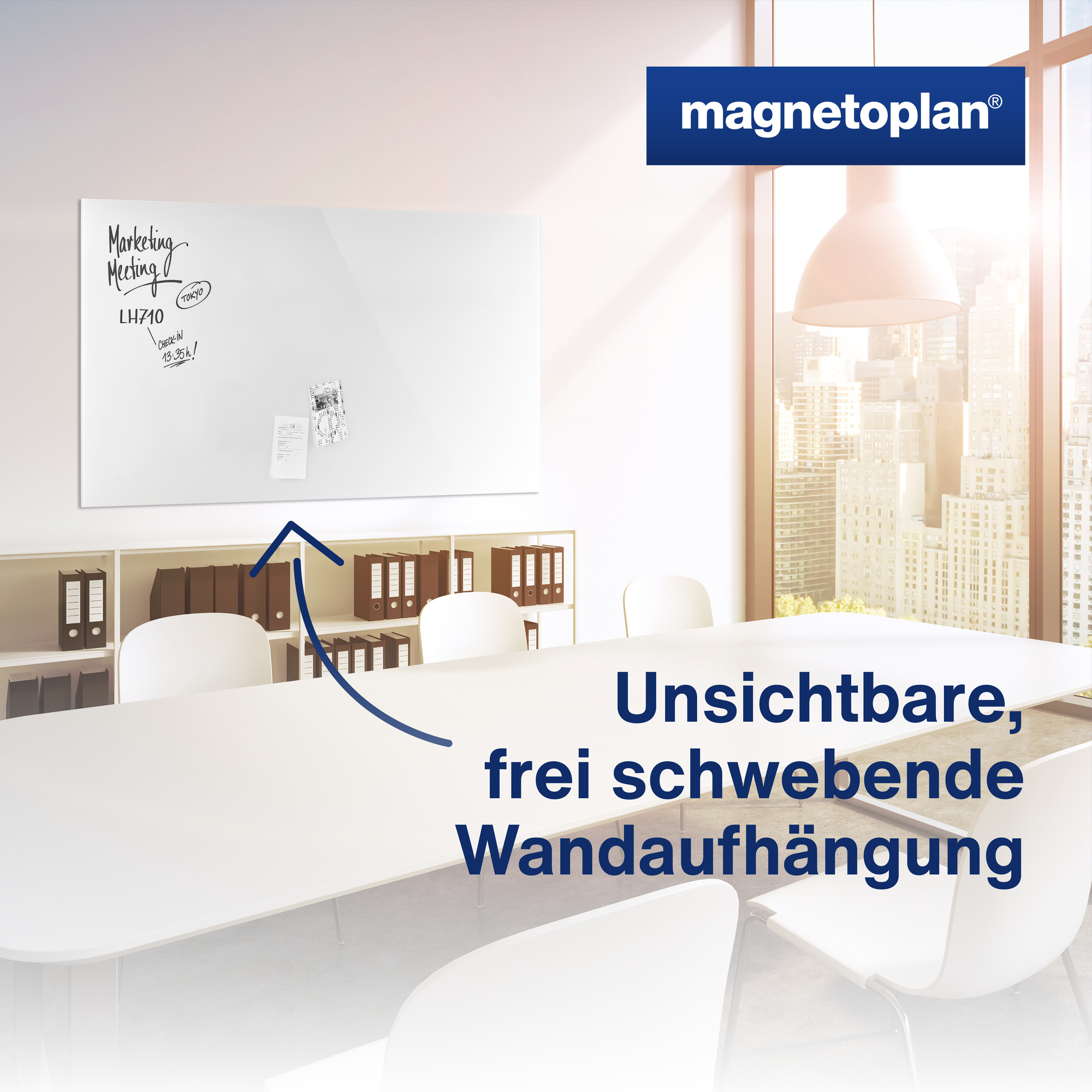 magnetoplan® Glasboard Design brillantweiß — 2