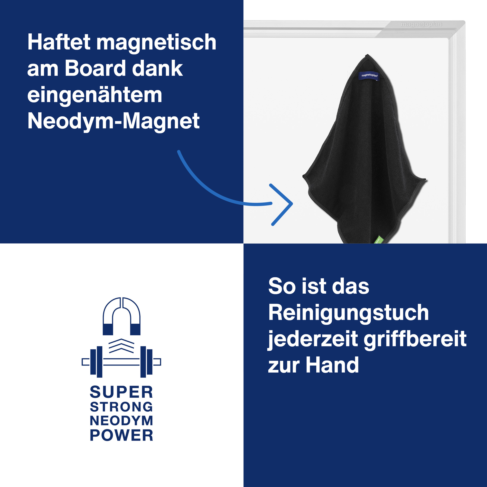 magnetoplan® Microfasertücher magnetoCleaner — 2