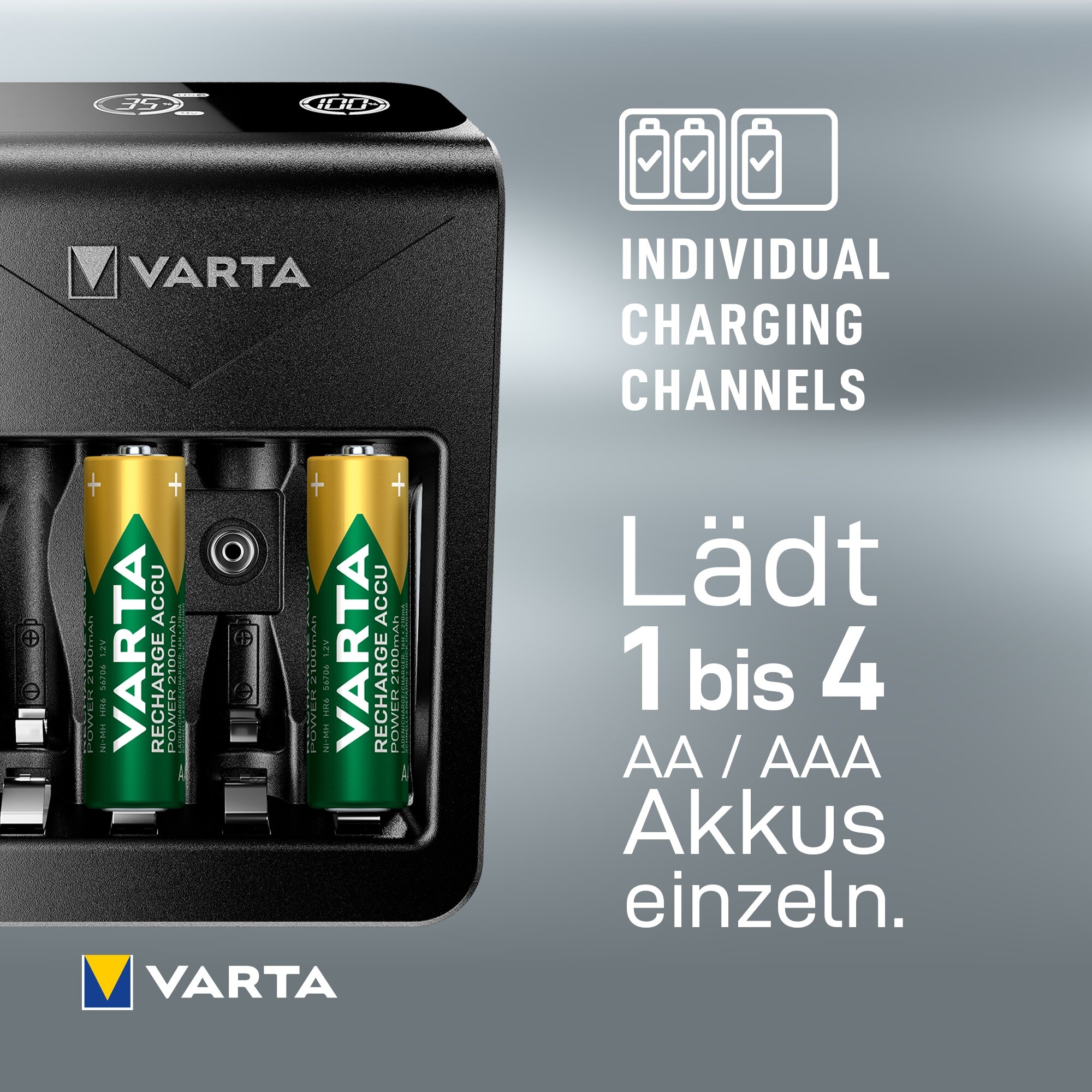 Varta Akkuladegerät Plug Charger+ — 2