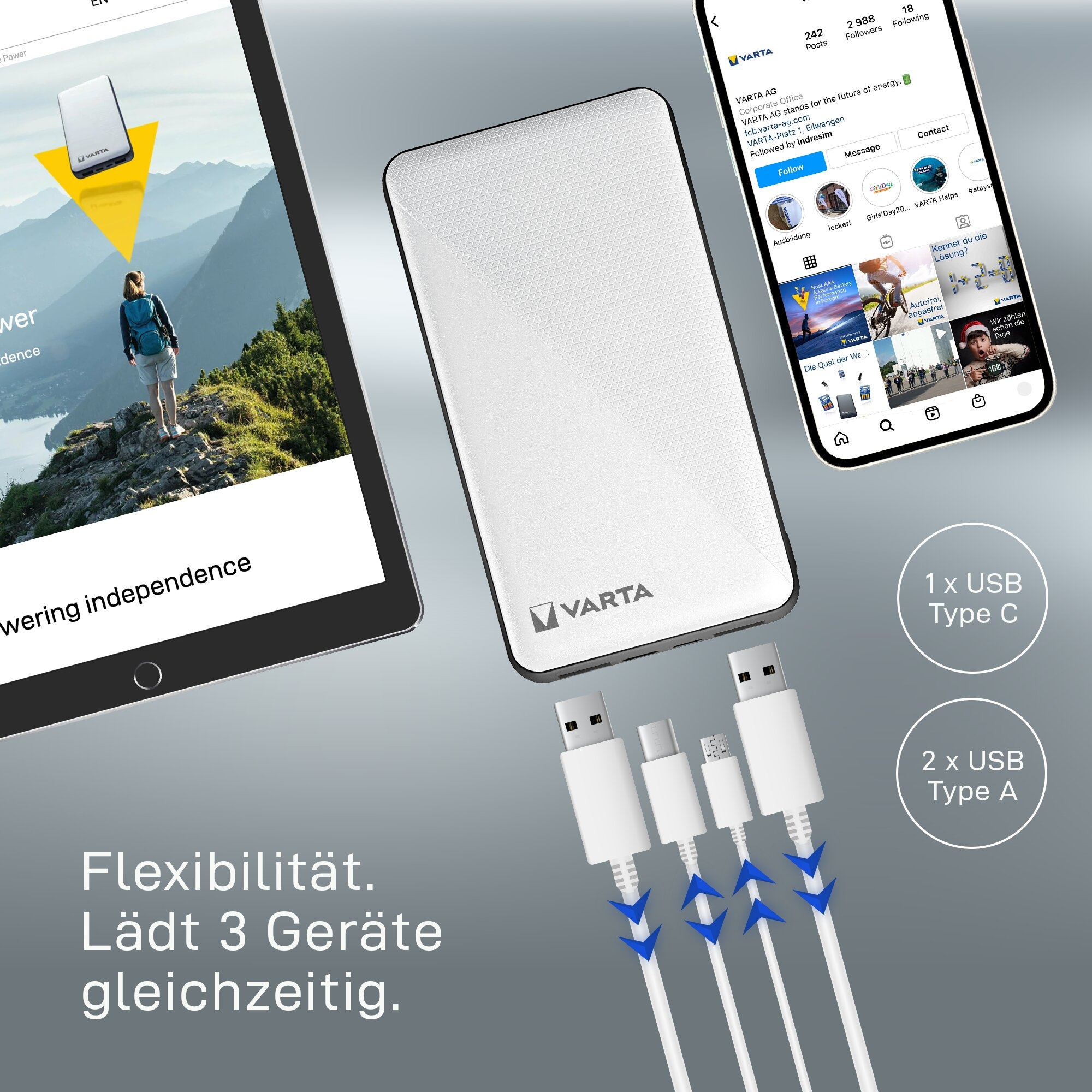 Varta Powerbank Energy 15.000 mAh — 2
