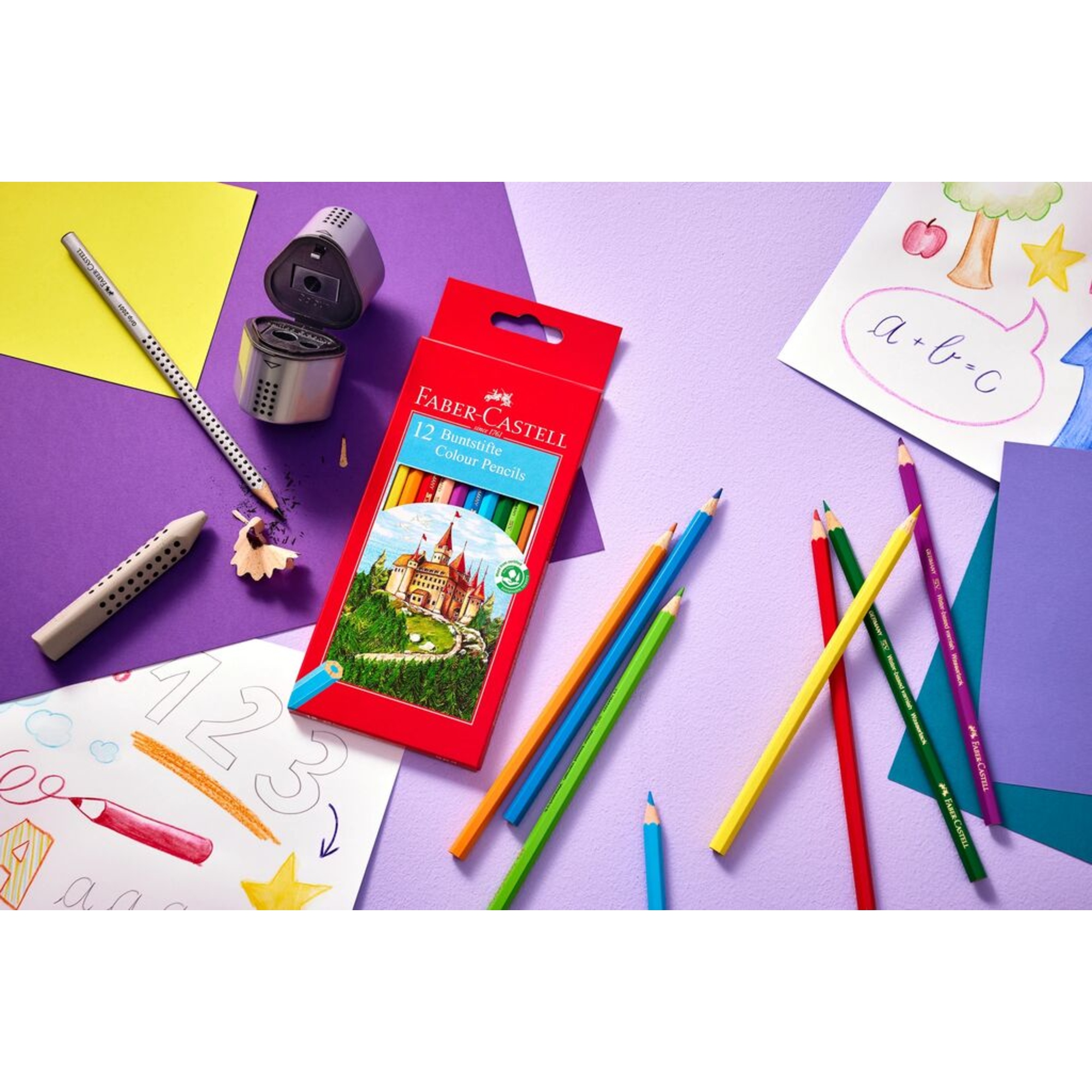 Faber-Castell Buntstift Eco 12 St./Pack. — 2