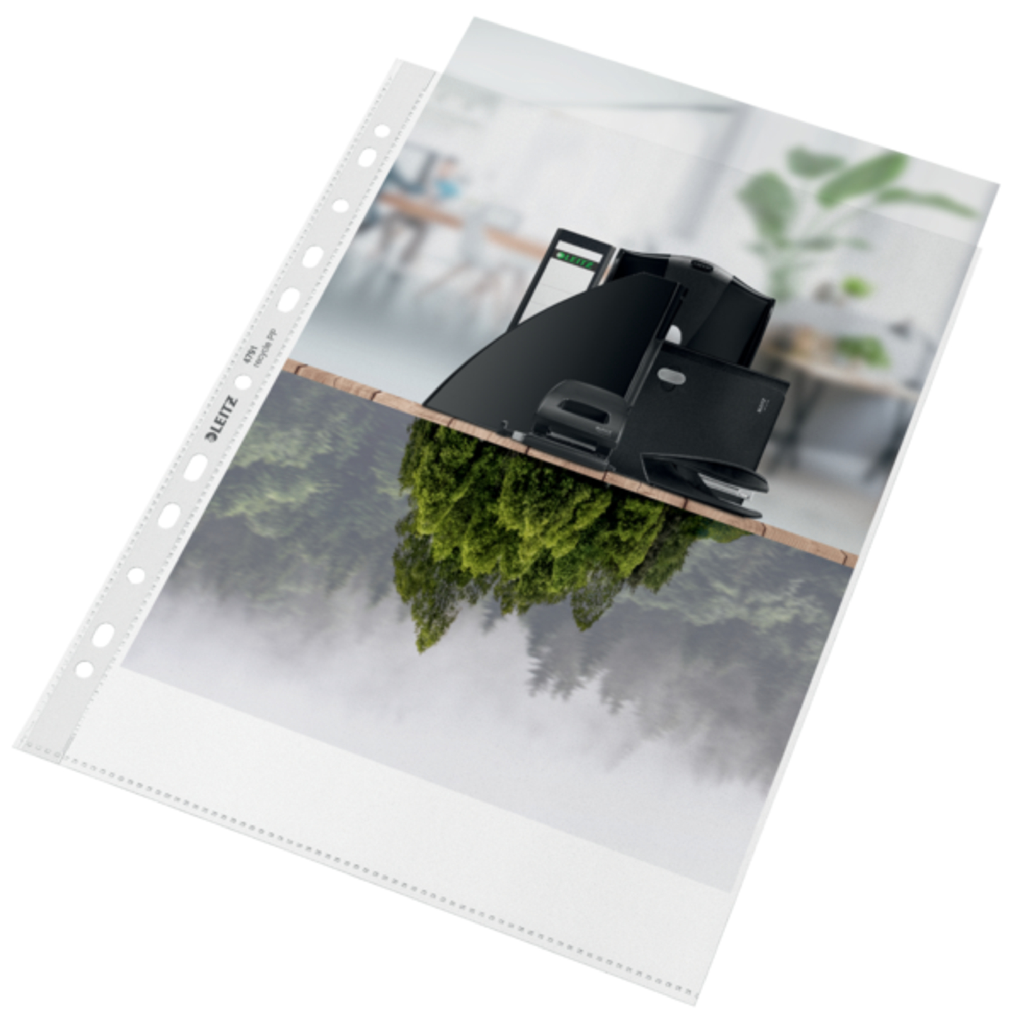 Leitz Prospekthülle Recycle DIN A4 farblos 25 St./Pack. — 2