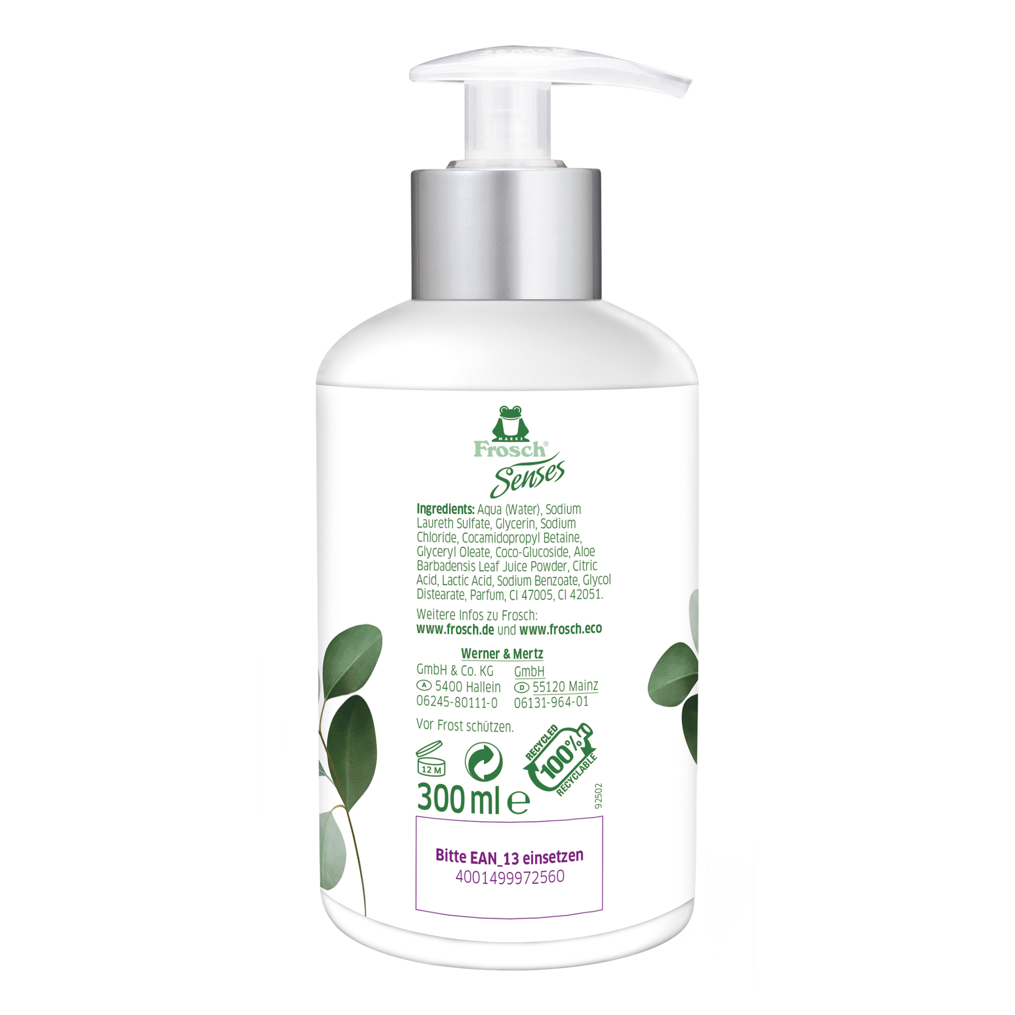 Frosch Flüssigseife Senses Aloe Vera