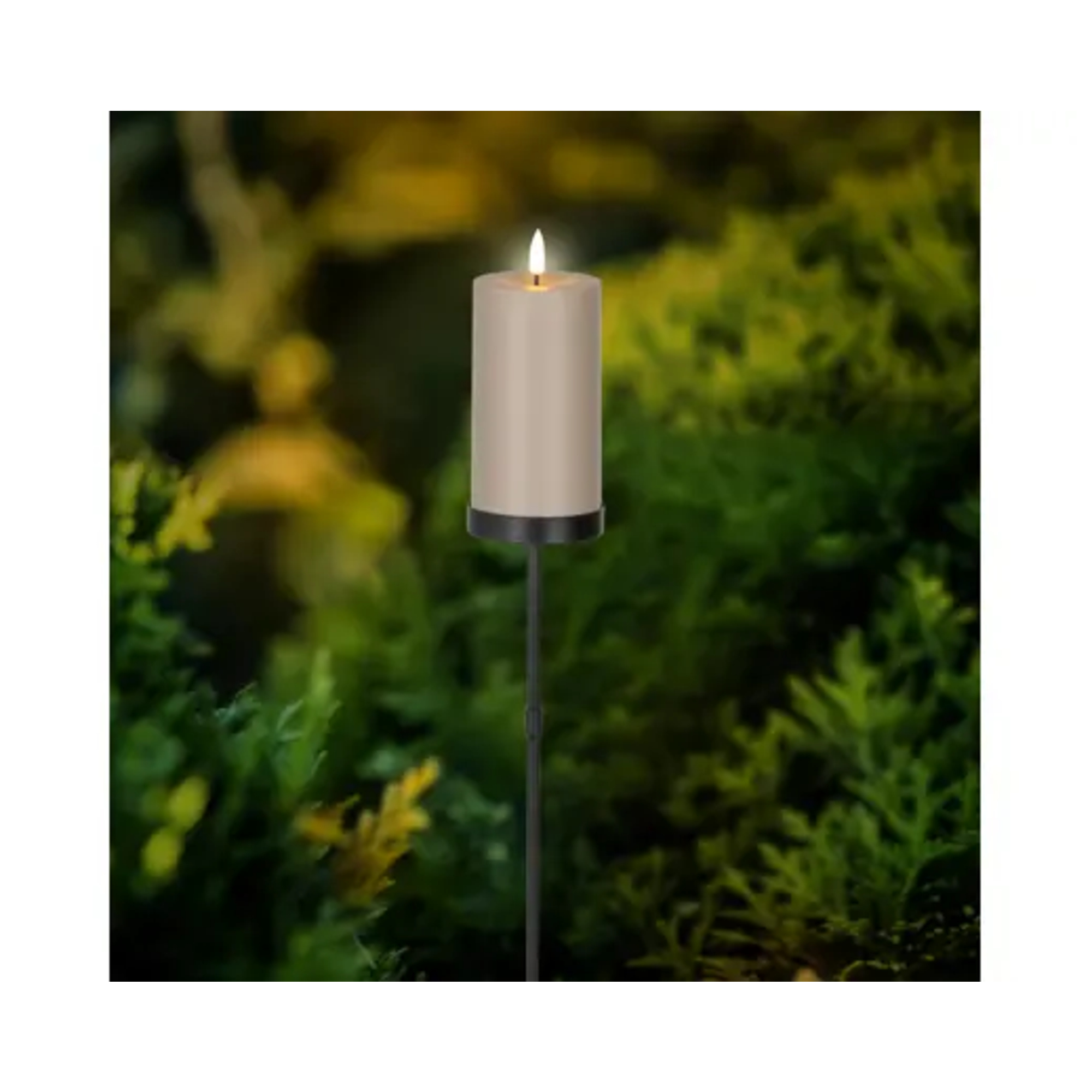 LUMINEO Solarleuchte Gartenstecker Kerze — 2