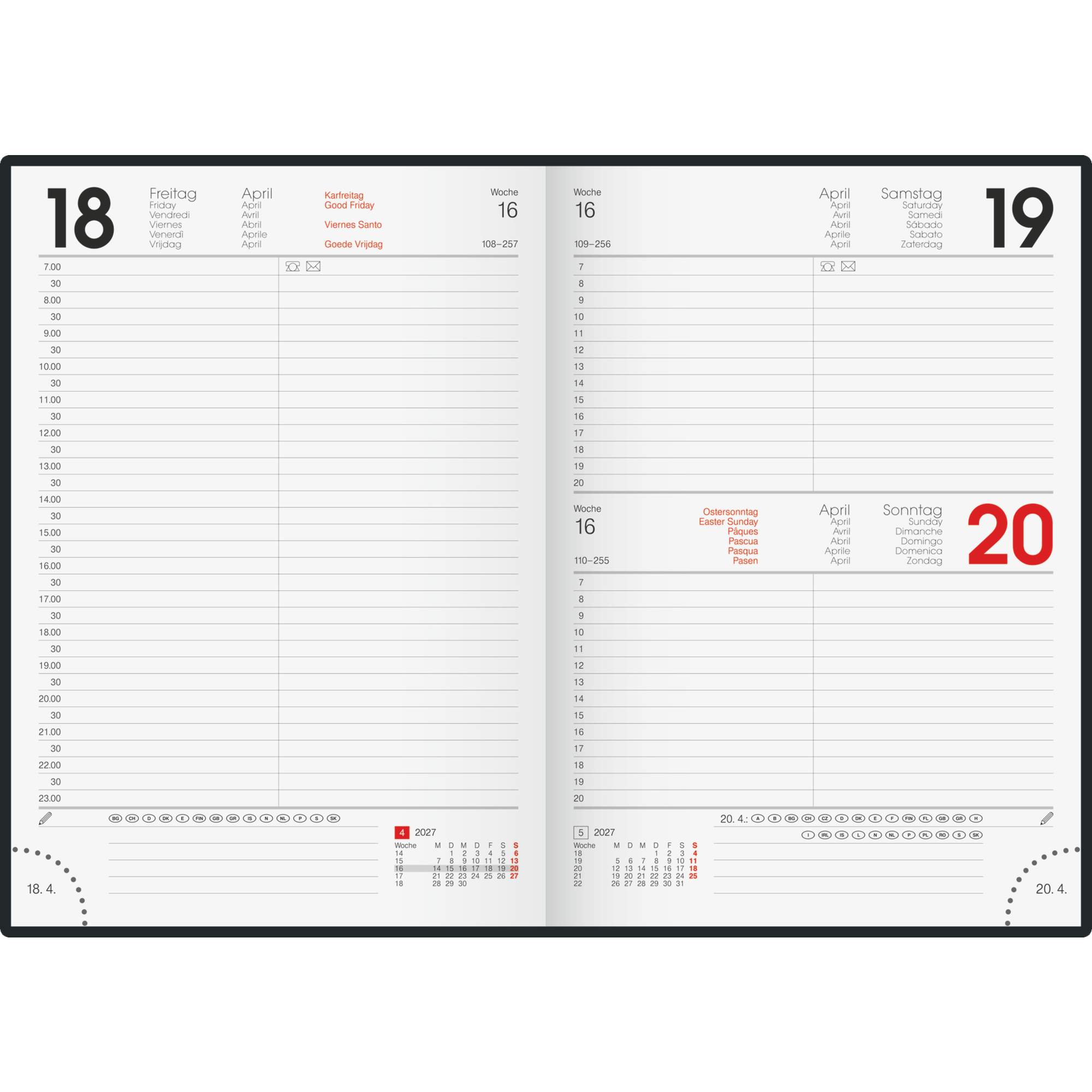 BRUNNEN Buchkalender 795 2027 — 2