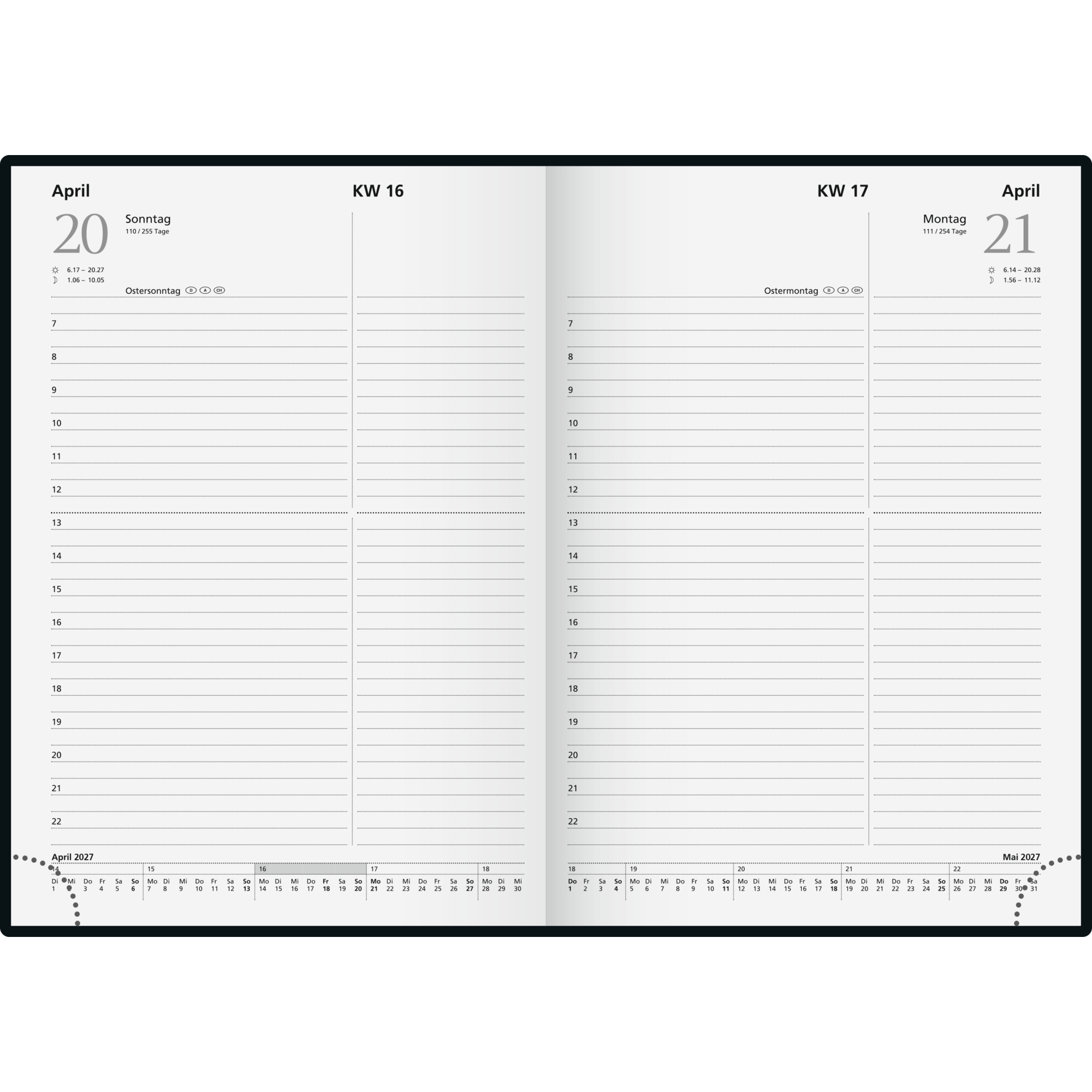 rido/idé Buchkalender 2027 — 2