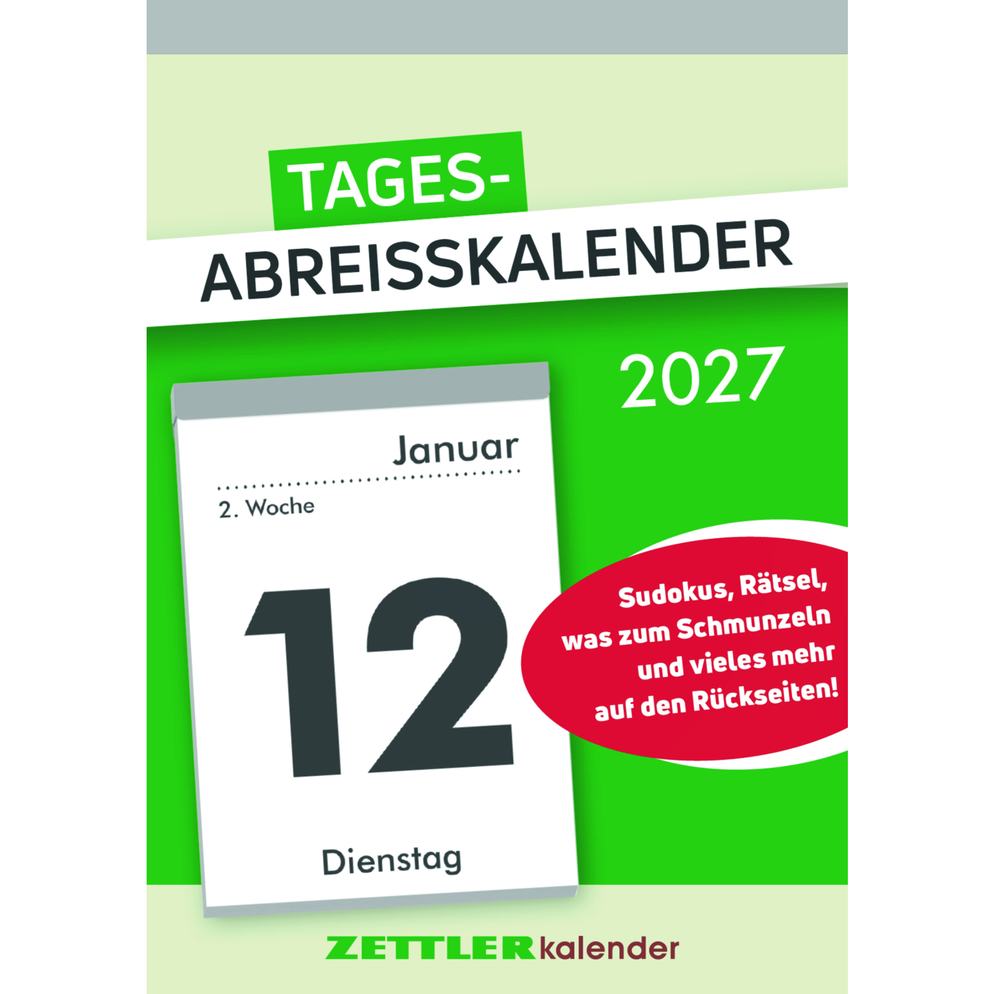 ZETTLER Abreißkalender 2027 — 2