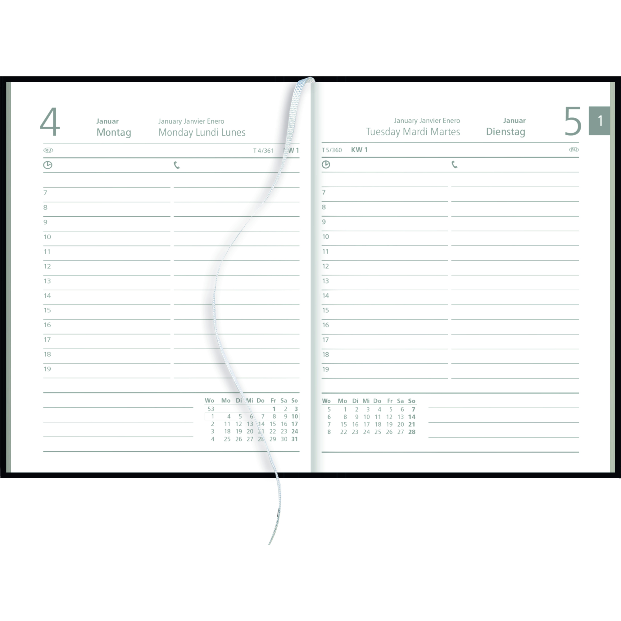 ZETTLER Taschenkalender 2027 — 2