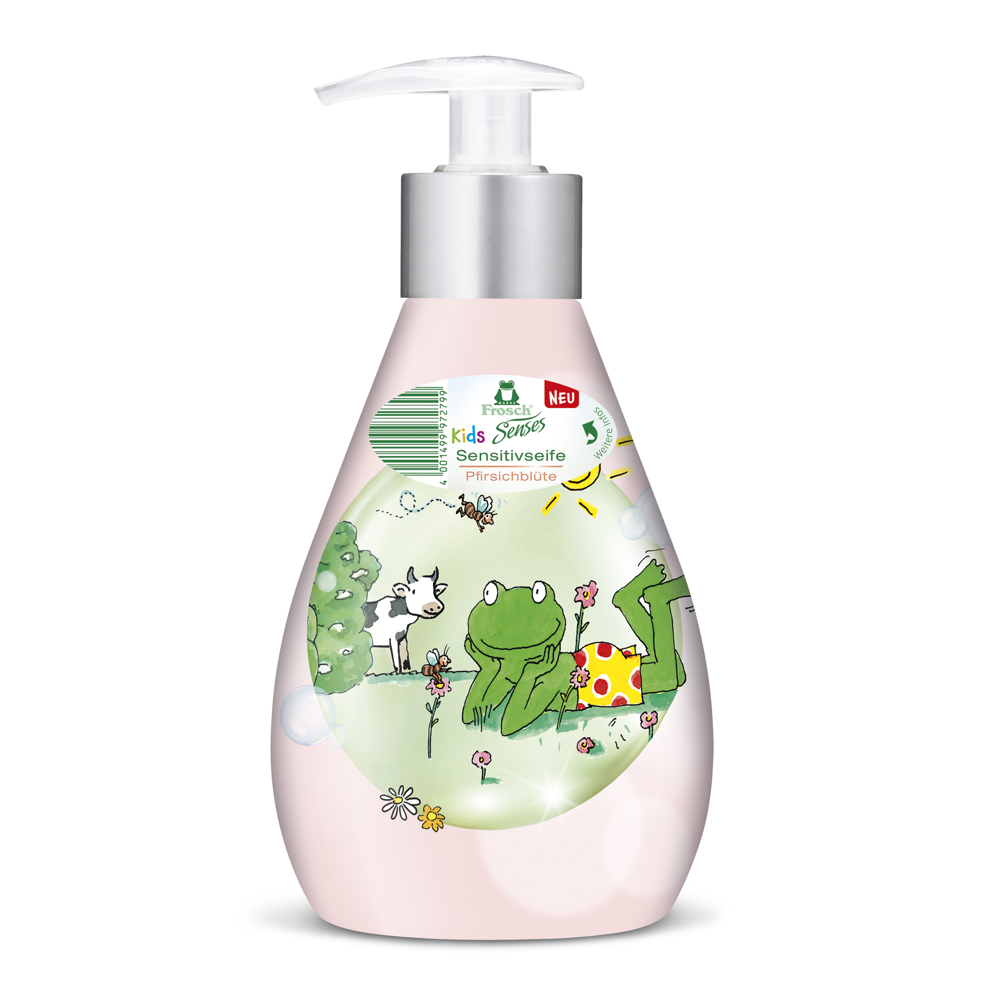 Frosch Flüssigseife Kids Senses Pfirsichblüte — 2
