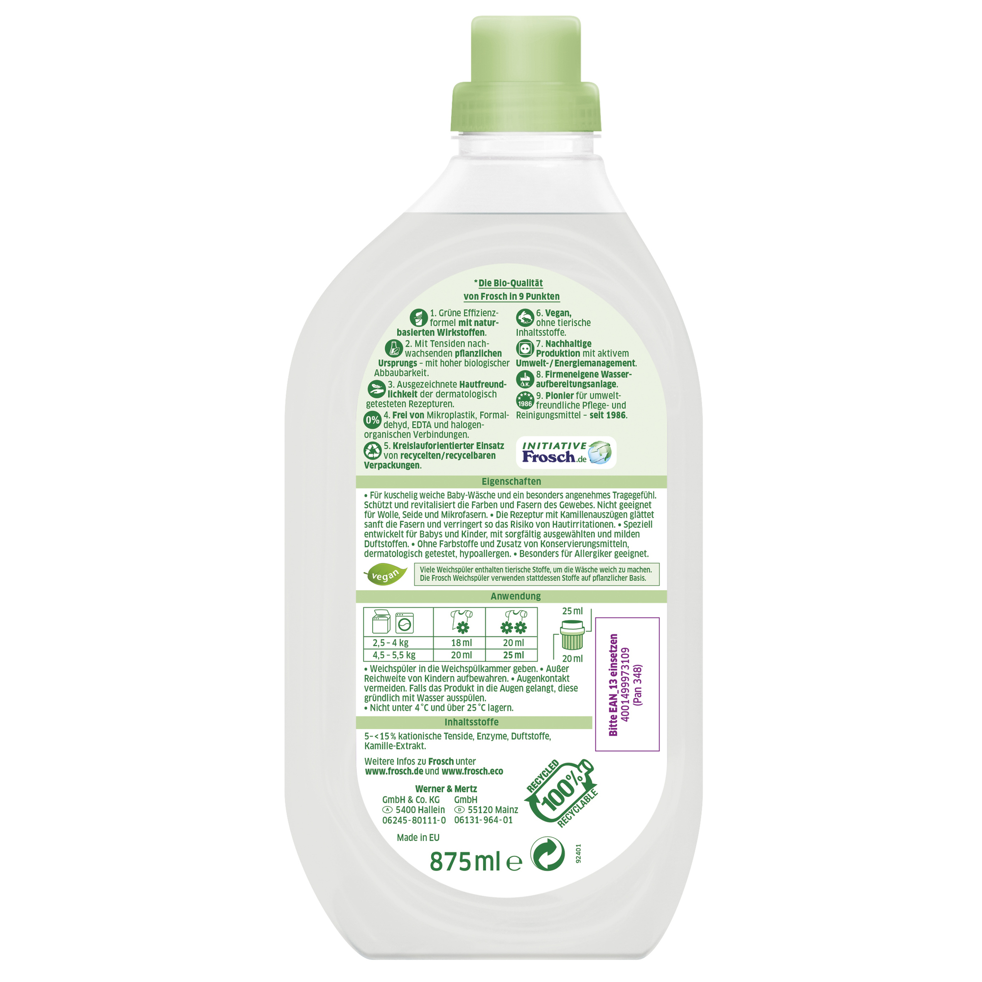 Frosch Weichspüler Baby Sensitiv — 2