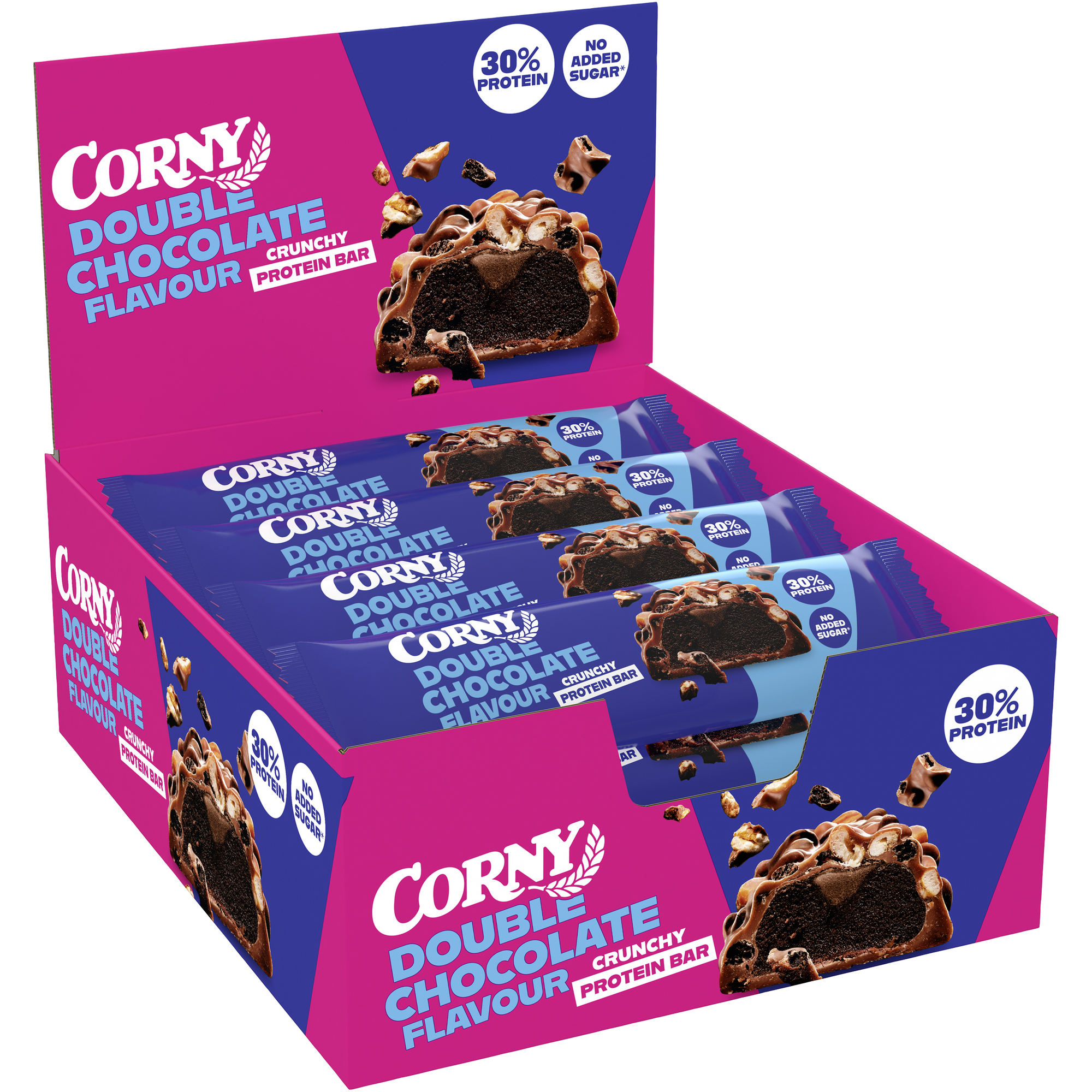 Corny Proteinriegel Crunchy 12 x 45 g/Pack. — 2