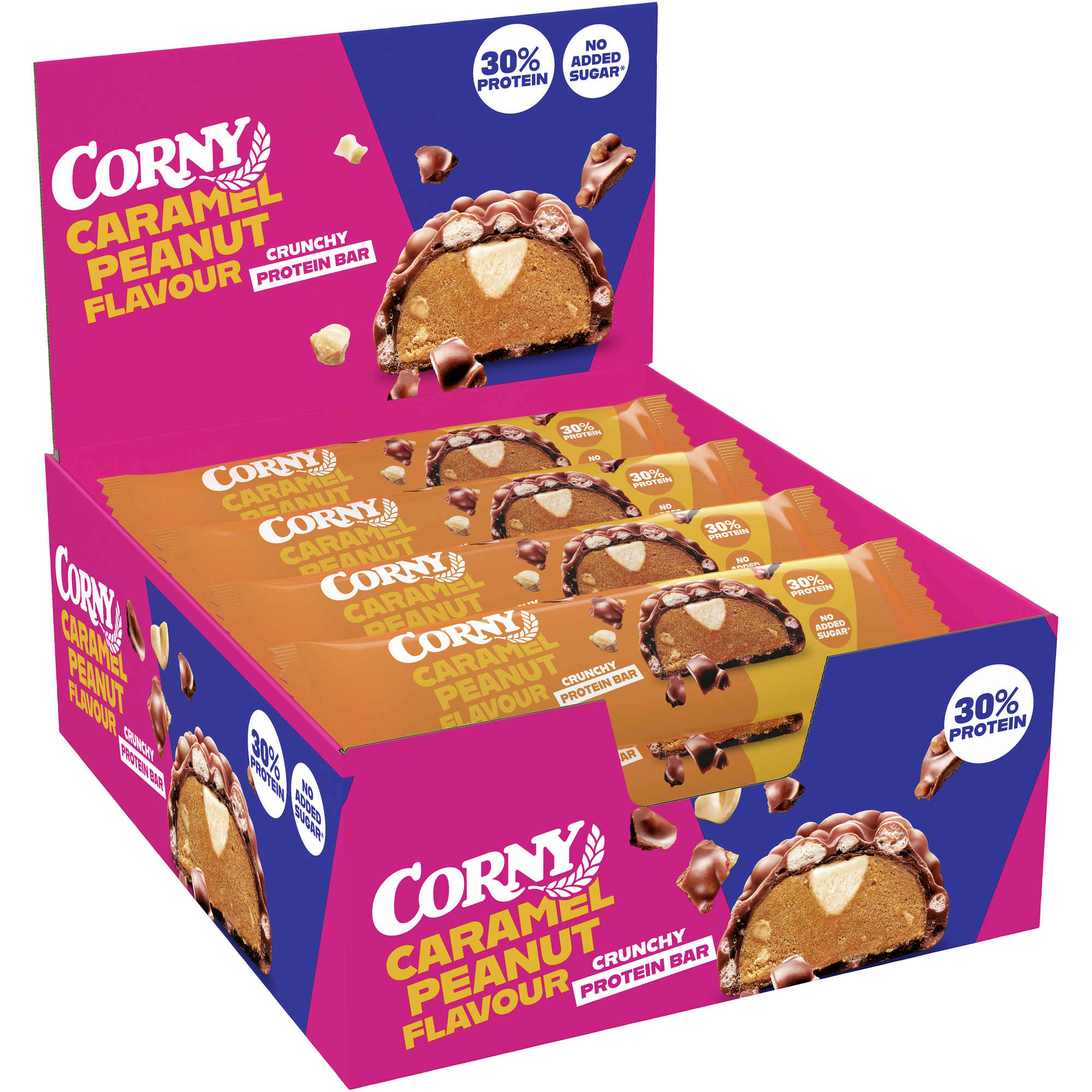 Corny Proteinriegel Crunchy 12 x 45 g/Pack. — 2