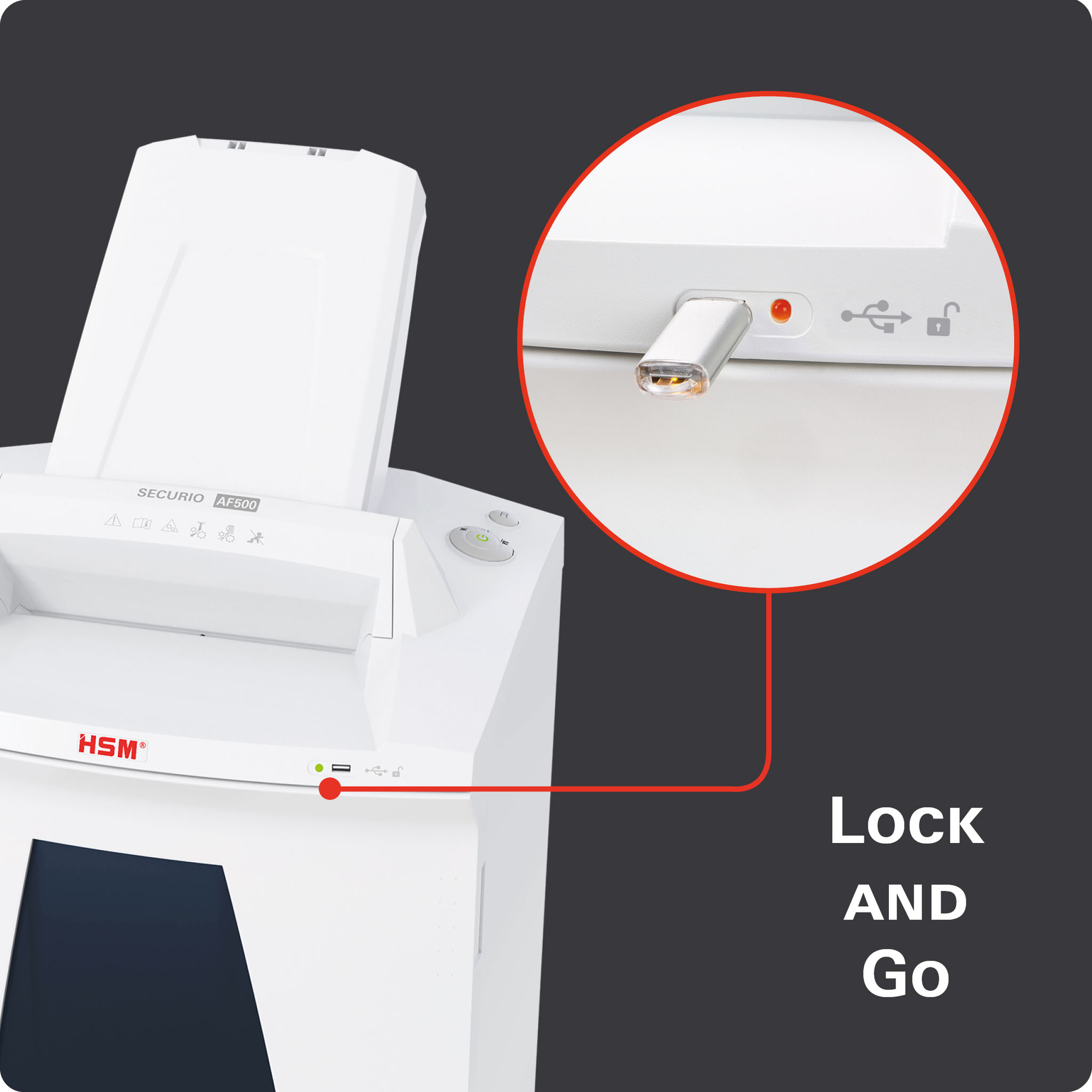 HSM® Aktenvernichter SECURIO AF500